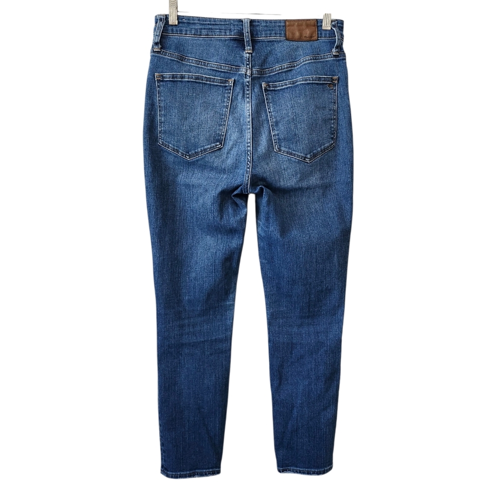 Madewell‎ Curvy High Rise Skinny Crop Jeans Women’s 27 Blue Stretch Denim MC507 - Picture 6 of 15